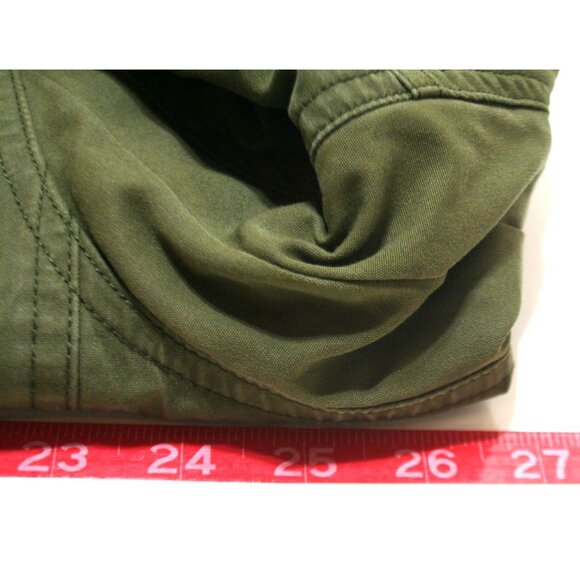 Duluth Trading Mens Warden Waxed Canvas Shirt Jac Green XL Chore Jacket Workwear - Picture 11 of 13